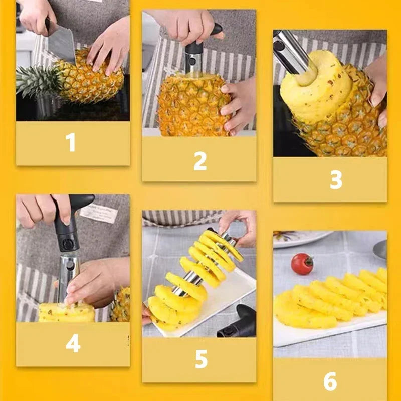 Stainless Steel Pineapple Slicer Cutter Kitchen Tool