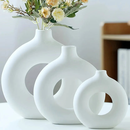 Ceramic Circle Vase