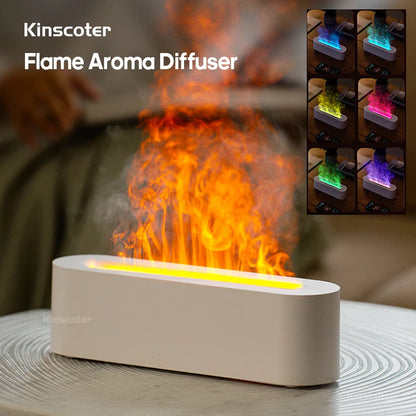 Kinscoter Oil Aroma Flame Diffuser