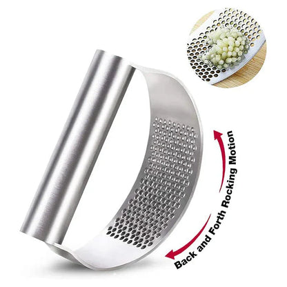 Stainless Steel Manual Garlic Press