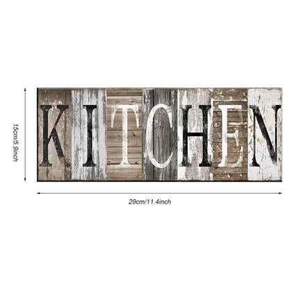 Rustic Wood Kitchen Sign