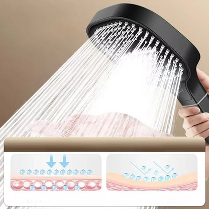 Large Rain Fall Adjustable High-Pressure Filtered Shower Head