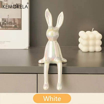 Long-Eared Sitting Rabbit Statue