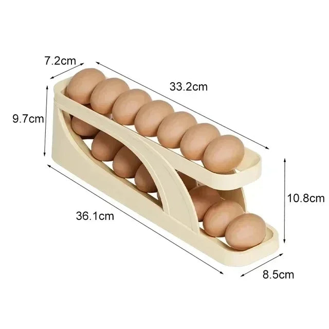 Automatic Scrolling Refrigerator Egg Storage Box