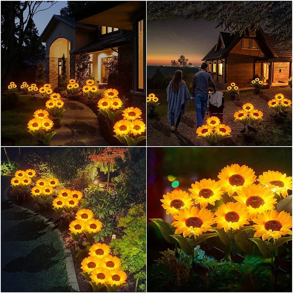 Sunflower Solar Lights