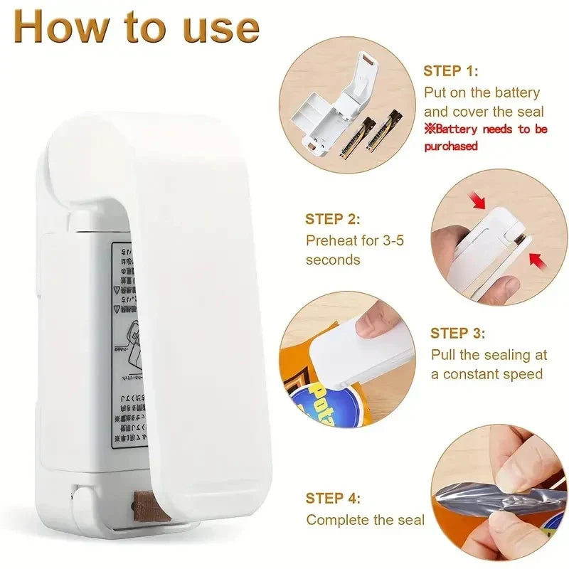 Bags - Portable Food Bag Sealer