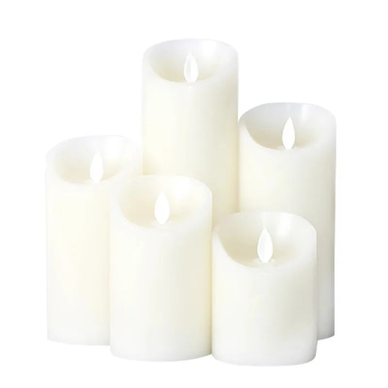 12.5cm LED Smokeless Candle, White