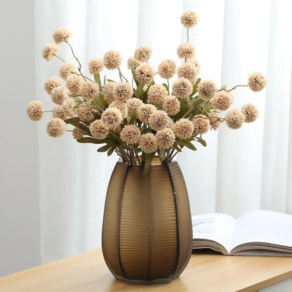 49245939204372 Bring a touch of natural beauty to any space with our lifelike Artificial Dandelion Flower Ball. Perfect for adding a touch of whimsy to your home or office, these flowers require no maintenance and will stay vibrant and fresh all year round.