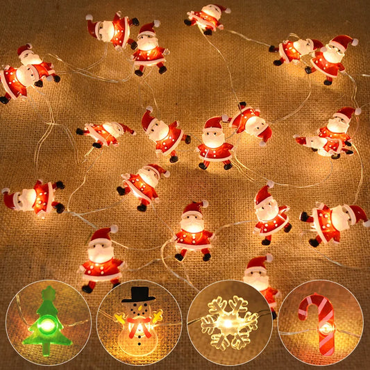 Christmas Santa String Light