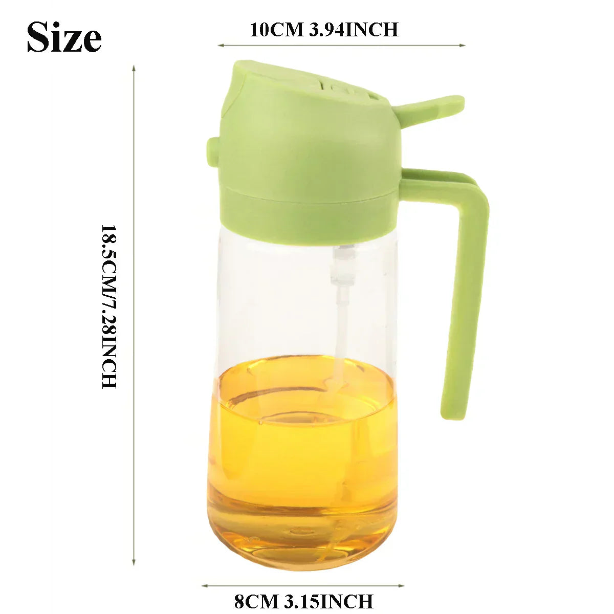 2-in-1 Olive Oil Dispenser and Sprayer | thestylishturtle.com        .