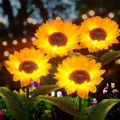 Sunflower Solar Lights